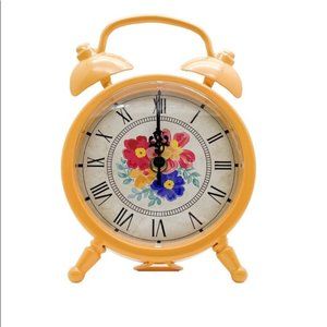 The Pioneer Woman Spring Yellow Floral Clock